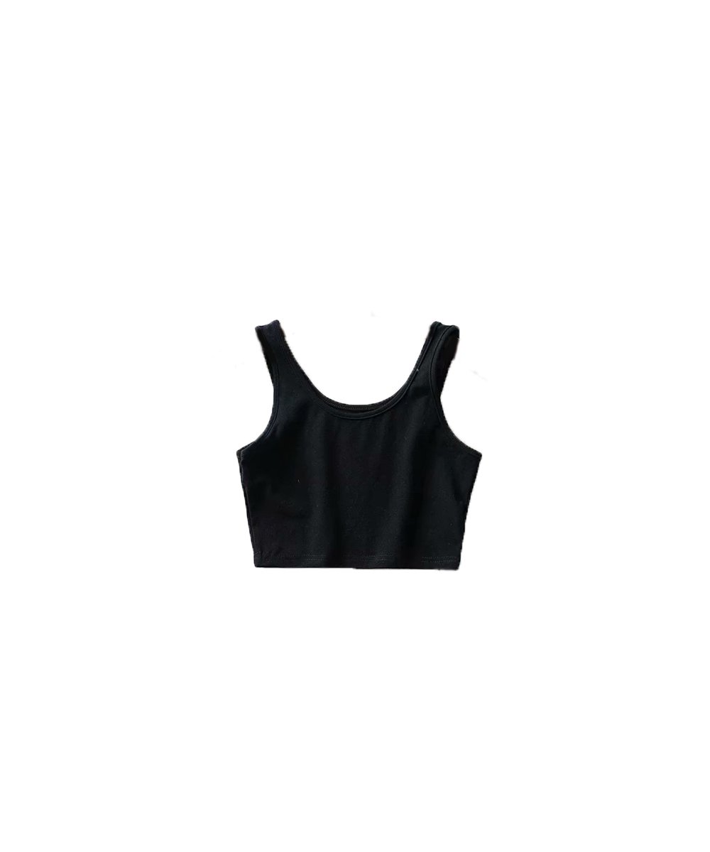 Ladies Crop Top in black
